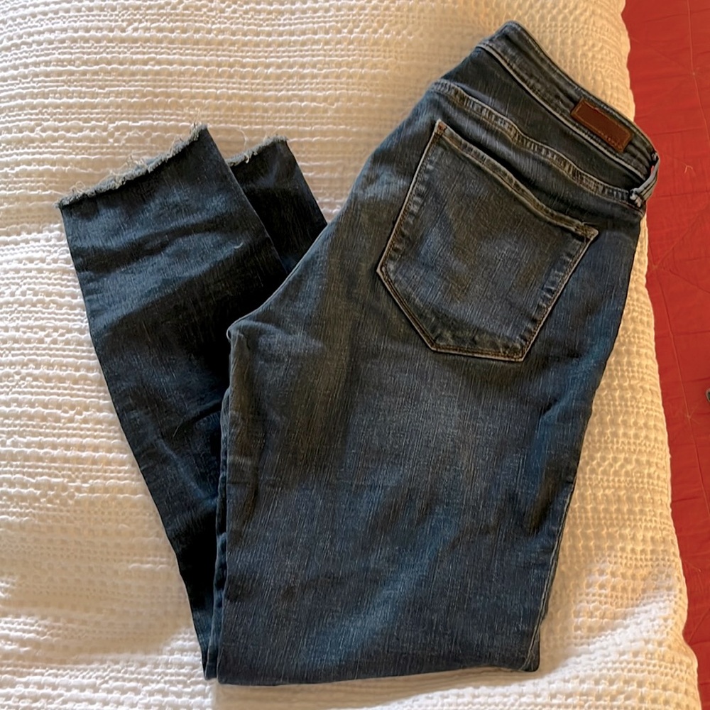Abercrombie mid rise super skinny ankle jeans